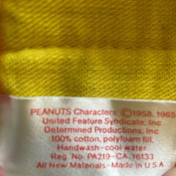 Vintage 1965 Snoopy Blue & Red Sleeping Bag Set of 2 for plush Snoopy or Dolls - Picture 7 of 12